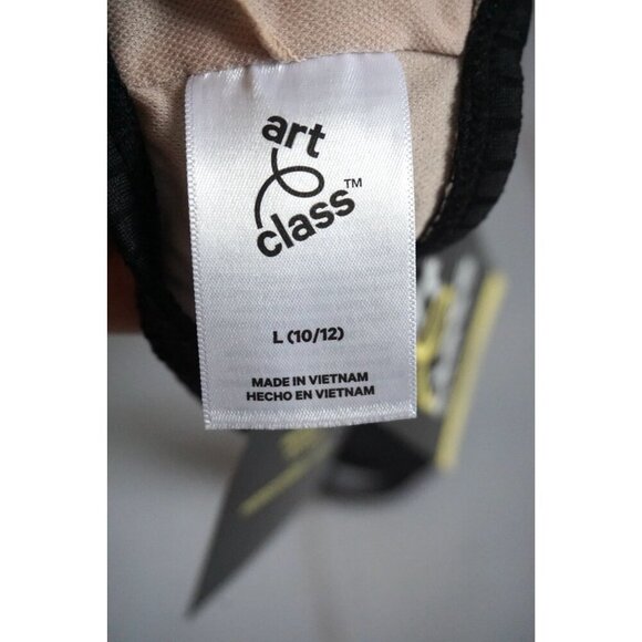 Art Class Girls' Black 'Stay a While' Solid Bikini Swim Top - Size L, NWT - Picture 6 of 7